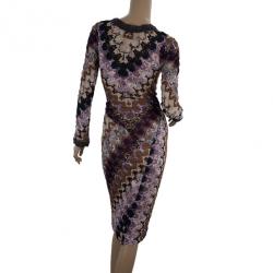 Pre Owned Missoni Wrap Effect Dress S