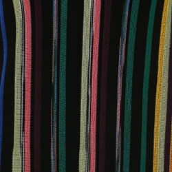 Pre Owned Missoni Multicolor Striped Lurex Knit Sleeveless Maxi Dress L