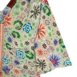 Pre Owned Missoni Floral Print Silk Top L