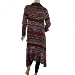 Pre Owned Missoni Cascading Cardigan M