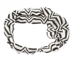 Pre Owned Missoni Multicolor Patterened Knit Perforated Yoke Maxi Kaftan Dress M