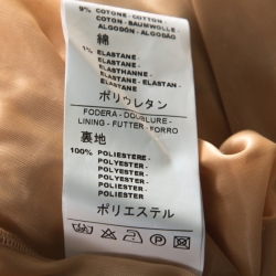 Pre Owned M Missoni Beige & Black Chevron Knit Halterneck Backless Maxi Dress S