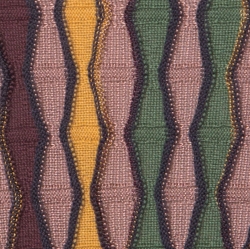 Pre Owned M Missoni Multicolor Zig Zag Knit French Sleeve Long Top L