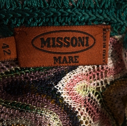 Pre Owned Missoni Mare Multicolor Chevron Patterned Knit Cover Up M