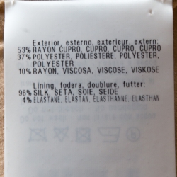 Pre Owned Missoni Gold Lurex Knit Plunge Back Pleated Gown S