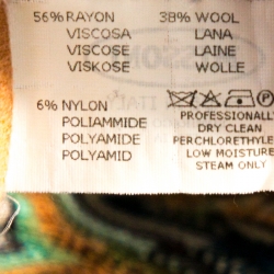 Pre Owned Missoni Multicolor Pointelle Chevron Knit Tunic Dress M