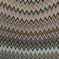 Pre Owned Missoni Mini Metallic Crochet Dress M