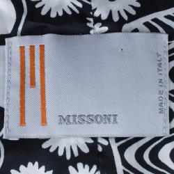 Pre Owned Missoni Multicolor Tweed Belted Jacket M