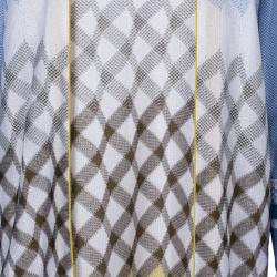 Pre Owned Missoni Multicolor Knit Zig Zag Dress and Cardigan Set M