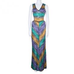 Missoni Mare Open-Back Multicolor Knit Jumpsuit M