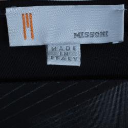 Pre Owned فستان ميزوني مطبوع بحمالة عنق L