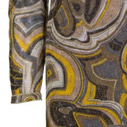 مملوكة مسبقًا Missoni Multicolor Patterned Dress With Stone Embellishment L