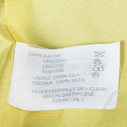 Pre Owned Missoni Multicolor Crochet Patterned Belted Overcoat S