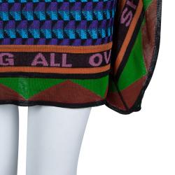 Pre Owned Missoni Multicolor Sleeveless Kaftan Dress S