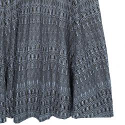 مملوكة مسبقًا S تنورة ميزوني طويلة مغزولة متعددة الألوان