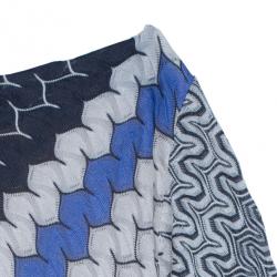 Pre Owned Missoni Zig-Zag Print Knit Dress M