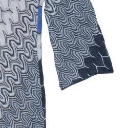 Pre Owned Missoni Zig-Zag Print Knit Dress M