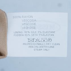 Pre Owned Missoni Zig-Zag Print Knit Dress M