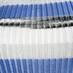 Pre Owned Missoni Multicolor Striped Lurex Ribbed Knit Sleeveless Top S