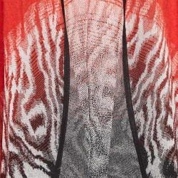 Pre Owned Missoni Red Knit Cardigan One Size