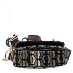 Pre Owned Missoni Multicolor Fabric Crossbody Bag