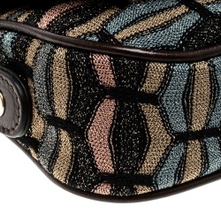 Pre Owned Missoni Multicolor Fabric Crossbody Bag