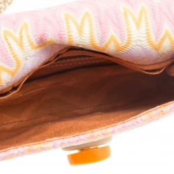 Pre Owned Missoni Multicolor Woven Fabric Shoulder Bag