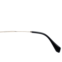 Pre Owned نظارة شمس ية ميو ميو راسوار ذهبية وبنية متدرجة / سوداء مربعة