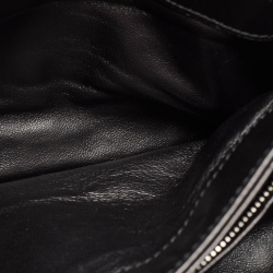 Pre Owned Miu Miu Black Matelasse Leather Club Shoulder Bag