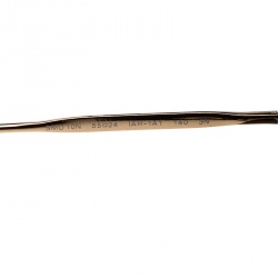 Pre Owned نظارة شمسية ميو ميو عين قطة SMU10N سوداء/ غليتر رمادية