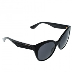 Pre Owned Miu Miu Black SMU07R Cat Eye Sunglasses