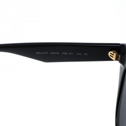 Pre Owned Miu Miu Black SMU07R Cat Eye Sunglasses