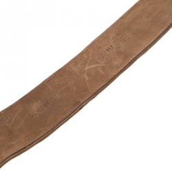 Miu Miu Woven Leather Belt Size 80CM