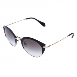 Miu Miu Black Gradient SMU 53R Bowline Sunglasses