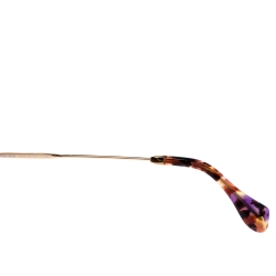 Miu Miu Gold/Pink SMU 10N Glitter Effect Cateye Sunglasses