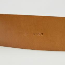 Miu Miu Cream Suede Waist Belt Size 75 CM
