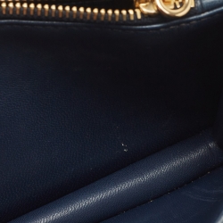 Miu Miu Navy Blue Leather Phone Crossbody Bag