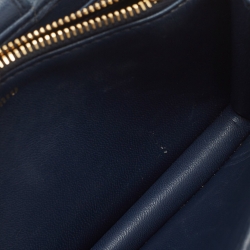 Miu Miu Navy Blue Leather Phone Crossbody Bag