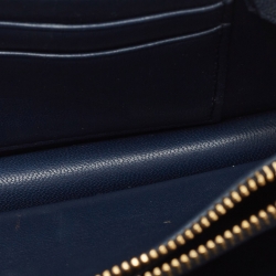 Miu Miu Navy Blue Leather Phone Crossbody Bag