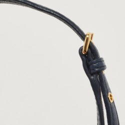 Miu Miu Navy Blue Leather Phone Crossbody Bag