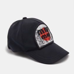 Miu Miu Black Jersey Embellished Detail Baseball Cap Miu Miu | TLC