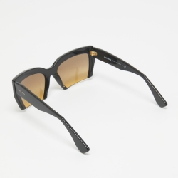 Miu Miu Black Gradient SMU 110 Rasoir Half Rim Sunglasses