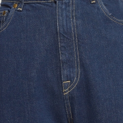 Miu Miu Blue Lace Trim Denim Jeans M Waist 29"