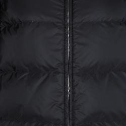 Miu Miu Black Quilted Short Sleeve Zip Front Down Jacket S