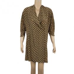 Miu Miu Printed Wrap Dress M