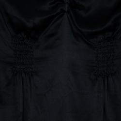 Miu Miu Sleeveless Ruched Top L