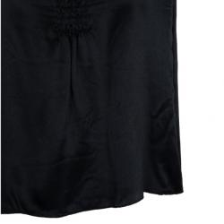 Miu Miu Sleeveless Ruched Top L