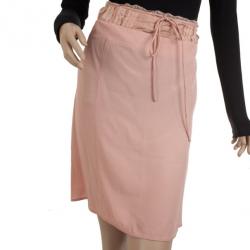 Miu Miu Pink Lace and Wool Skirt S