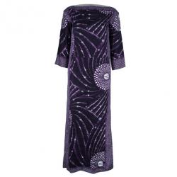 Miu Miu Dot Print Silk Kaftan S