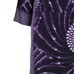 Miu Miu Dot Print Silk Kaftan S